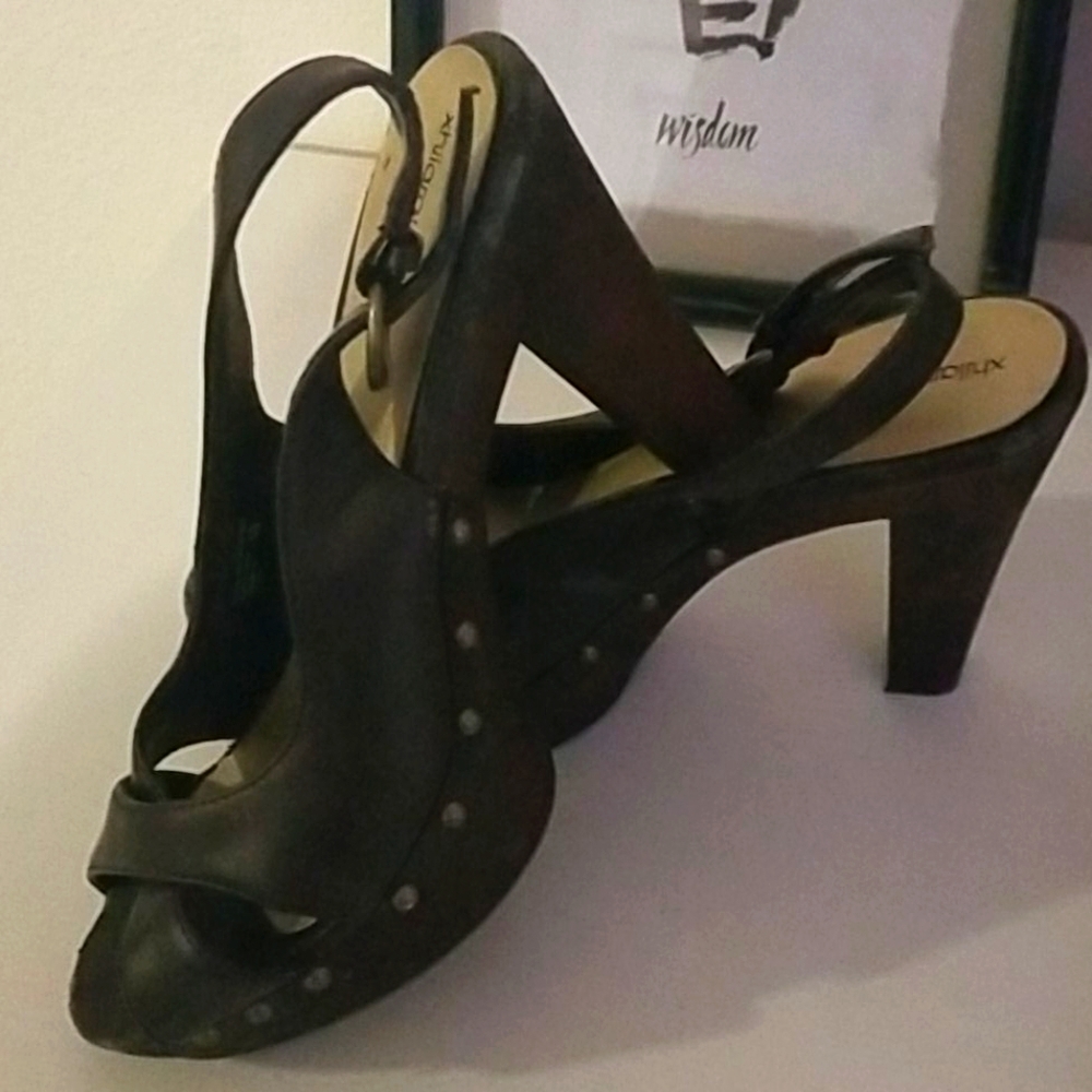 Brown heels